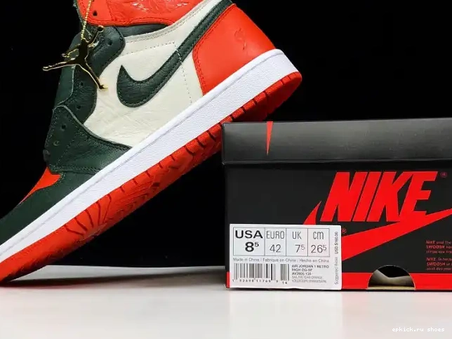 Rep AV3905-138 Orange Air 1 Sail Retro SoleFly x OG Fir-Team Jordan High 0527
